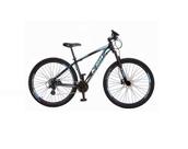 Bicicleta aro 29 Ksw Xlt 24v Alumínio Freio a Disco Garfo Suspensão Preta com Azul Tam.15