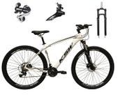 Bicicleta Aro 29 Ksw Xlt 24v Câmbio Shimano Acera K7 Garfo Trava Freio a Disco - Branco