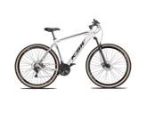 Bicicleta Aro 29 Ksw Xlt 24v Freio a Disco Garfo Com Suspensão Mtb 29 Alumínio Pneu com Faixa Bege - Branco