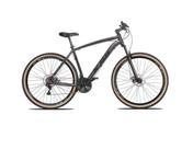 Bicicleta Aro 29 Ksw Xlt 24v Freio a Disco Garfo Com Suspensão Mtb 29 Alumínio Pneu com Faixa Bege - Grafite