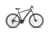 Bicicleta Aro 29 Ksw Xlt 24v Freio a Disco Garfo Com Suspensão Mtb 29 Alumínio Pneu com Faixa Bege - Grafite