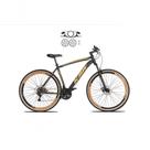 Bicicleta Aro 29 Ksw Xlt 24v Freios Disco Hidráulicos Garfo Suspensão Pneu Faixa - Preto/laranja Tam.19