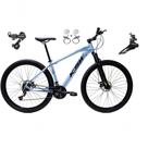 Bicicleta Aro 29 Ksw Xlt 24v K7 Câmbios Shimano Freio Hidráulico Garfo Trava - Azul Tam.21 Bicicleta Aro 29 Ksw Xlt 24v K7 Câmbios Shimano Freio Hidráulico Garfo Trava - Azul Tam.21