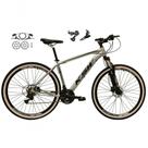 Bicicleta Aro 29 Ksw Xlt 24v K7 Câmbios Shimano Freio Hidráulico Garfo Trava Pneu Faixa - Prata Tam.19 Bicicleta Aro 29 Ksw Xlt 24v K7 Câmbios Shimano Freio Hidráulico Garfo Trava Pneu Faixa - Prata Tam.19