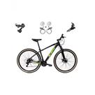 Bicicleta Aro 29 Ksw Xlt 24v K7 Câmbios Shimano Freio Hidráulico Garfo Trava Pneu Faixa - Preto/verde Tam.21 Bicicleta Aro 29 Ksw Xlt 24v K7 Câmbios Shimano Freio Hidráulico Garfo Trava Pneu Faixa - Preto/verde Tam.21