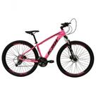 Bicicleta Aro 29 Ksw Xlt 27v Câmbios Shimano Altus Freios Hidráulicos Garfo Trava - Rosa Tam.17