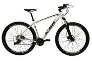 Bicicleta Aro 29 Ksw Xlt 27v Freio Hidráulico K7 Garfo com Trava - Branco/Preto