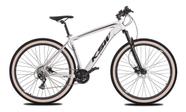 Bicicleta Aro 29 Ksw Xlt 27v Freio Hidráulico K7 Garfo com Trava Pneu com Faixa Bege - Branco