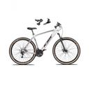 Bicicleta Aro 29 Ksw Xlt Alumínio 24v Câmbios Shimano Garfo Suspensão Pneu Faixa Bege Branco 19