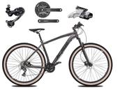 Bicicleta Aro 29 Ksw Xlt Câmbio Traseiro Shimano Deore e Altus 27v Freio Hidráulico Garfo Com Trava Pneu Faixa Bege - Grafite Bicicleta Aro 29 Ksw Xlt Câmbio Traseiro Shimano Deore e Altus 27v Freio Hidráulico Garfo Com Trava Pneu Faixa Bege - Grafite