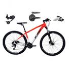Bicicleta Aro 29 Ksw Xlt Câmbio Traseiro Shimano Deore E Altus 27v Freio Hidráulico Garfo Trava - Laranja/branco Tam.19 Bicicleta Aro 29 Ksw Xlt Câmbio Traseiro Shimano Deore E Altus 27v Freio Hidráulico Garfo Trava - Laranja/branco Tam.19
