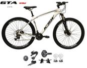Bicicleta Aro 29 KSW XLT Kit 2x9 Gta Sunrun Freio Disco K7 11/36 Pedivela 24/38d Garfo com Trava - Branco