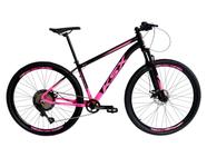 Bicicleta Aro 29 Ksx Sd7 12v Freio a Disco Hidráulico K7 11/50 Garfo com Trava Kit 1x12 Rosa/Preto