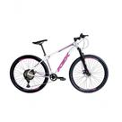 Bicicleta Aro 29 Ksx Sd7 12v Garfo Com Trava K7 11/50 Freios Hidráulicos Kit 1x12 - Branco/rosa/violeta Tam. 21 Bicicleta Aro 29 Ksx Sd7 12v Garfo Com Trava K7 11/50 Freios Hidráulicos Kit 1x12 - Branco/rosa/violeta Tam. 21