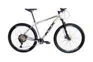Bicicleta Aro 29 Ksx Sd7 12v Garfo com Trava K7 11/50 Freios Hidráulicos Kit 1x12 Prata/Preto