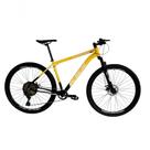 Bicicleta Aro 29 Ksx Sd7 12v Garfo Com Trava K7 11/50 Freios Hidráulicos Kit 1x12 - Preto/amarelo/branco Tam. 19 Bicicleta Aro 29 Ksx Sd7 12v Garfo Com Trava K7 11/50 Freios Hidráulicos Kit 1x12 - Preto/amarelo/branco Tam. 19