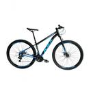 Bicicleta Aro 29 Ksx Sd7 21v Cabos Internos Alumínio Freios A Disco Garfo Suspensão Azul Preto Tamanho 19 Bicicleta Aro 29 Ksx Sd7 21v Cabos Internos Alumínio Freios A Disco Garfo Suspensão Azul Preto Tamanho 19