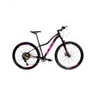 Bicicleta Aro 29 Ksx Sd7 Feminina 12v Garfo Com Trava K7 11/50 Freios Hidráulicos Kit 1x12 - Preto/rosa/violeta Tam. 17 Bicicleta Aro 29 Ksx Sd7 Feminina 12v Garfo Com Trava K7 11/50 Freios Hidráulicos Kit 1x12 - Preto/rosa/violeta Tam. 17