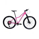 Bicicleta Aro 29 Ksx Sd7 Feminina 12v Garfo Com Trava K7 11/50 Freios Hidráulicos Kit 1x12 - Rosa/branco Tam. 17 Bicicleta Aro 29 Ksx Sd7 Feminina 12v Garfo Com Trava K7 11/50 Freios Hidráulicos Kit 1x12 - Rosa/branco Tam. 17