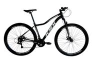 Bicicleta Aro 29 Ksx Sd7 Feminina Alumínio 21v Freios a Disco Cabos Internos Garfo Suspensão Preto/Branco