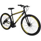 Bicicleta Aro 29 MTB 7V Index Freio a Disco Quadro Aço Tridal Bike