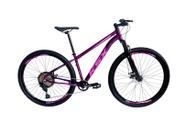 Bicicleta Aro 29 Mtb Ksx Sd7 12v Freio a Disco Hidráulico K7 11/50 Garfo com Trava Kit 1x12 Roxo/Rosa
