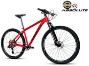Bicicleta Aro 29 Nero 5 Peças Inteira Absolute 12v Hollowtech Freio a Disco Hidráulico k7 11/52 Garfo Trava no Guidão. Vermelho Bicicleta Aro 29 Nero 5 Peças Inteira Absolute 12v Hollowtech Freio a Disco Hidráulico k7 11/52 Garfo Trava no Guidão. Vermelho