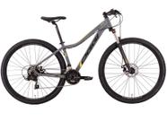 Bicicleta Aro 29 Oggi Float Sport - Grafite/Preto/Amarelo Bicicleta Aro 29 Oggi Float Sport - Grafite/Preto/Amarelo
