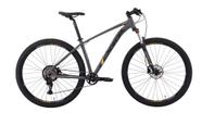 Bicicleta Aro 29 Oggi Hacker HDS ESSA 8v - Grafite/Amarelo/Preto