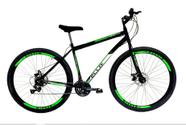 Bicicleta Aro 29 Shimano Freio a Disco 21M. Velox Preto/Verde - Ello Bike