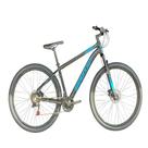 Bicicleta Aro 29 South Preto com Azul Freio a Disco Câmbio Importado 21v