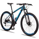 Bicicleta Aro 29 Spaceline Vega Alumínio Câmbios Shimano 24V Freio a Disco hidráulico Suspensão MTB