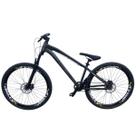 Bicicleta Bike Absolute Brutus Pro 26 Aluminio Monomarcha Freios Hidraulicos Aros Vmaxx Grau Dirt Jump Manobras Cor Cinza