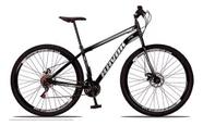 Bicicleta Bike Aço Cinza 21 Marchas Aro 29