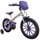 Bicicleta Bike Infantil Aro 16 Ravok Com Rodinhas 3 A 7 Anos Roxo Bicicleta Bike Infantil Aro 16 Ravok Com Rodinhas 3 A 7 Anos Roxo