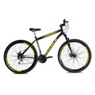 Bicicleta Bike MTB Aro 29 Avance 21v Freio A Disco Aço Carbono C/ Susp