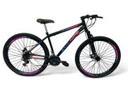 Bicicleta Bike MTB Aro 29 Avance 21v Freio A Disco Aço Carbono C/ Susp