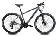 Bicicleta cinza aro 29 , para ciclismo
