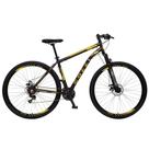 Bicicleta Colli Athena Aro-29 Com Freio A Disco E 21 Marchas Preto E Amarelo