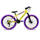 Bicicleta Colli Grau Aro 26 Freios A Disco Amarelo Fosco Bicicleta Colli Grau Aro 26 Freios A Disco Amarelo Fosco