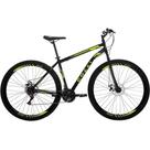 Bicicleta Colli Nantes A.29 Q18 F.disco 21v 3440-73d Preto e amarelo