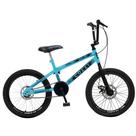 Bicicleta Colli Skill Boy Freio Disco Aro 20 Azul Champanhe
