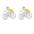 Bicicleta Cufflinks para homens Creative Cyclist Design Alloy Bicicleta Cufflinks para homens Creative Cyclist Design Alloy