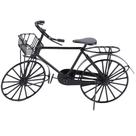 Bicicleta de metal em miniatura Dollhouse em escala 1:12 Tnfeeon