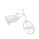 Bicicleta Decorativa de Jardim Área Externa com Floreira em Alumínio Fundido