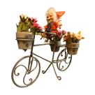 Bicicleta do Gnomo Decorativa para Jardim - 19x30cm