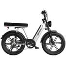 Bicicleta Elétrica E-Koa 1000W Lítio Painel LCD Farol LED Freio Hidráulico Suspensão Dupla Branca