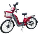 Bicicleta Elétrica E-Maxx Duos 800W Entrada USB Alarme e Seta cor Cereja
