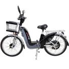 Bicicleta Elétrica E-Maxx Duos 800W Entrada USB Alarme e Seta cor Preta