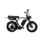 Bicicleta Elétrica Konnan Advantage 750W Aro 20 Bateria Removível Preto e Cinza